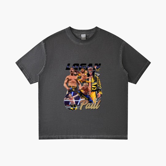 Discover Vintage 90s Graphic Style Logan Paul Gradient T Shirts, Logan Paul Vintage Gradient T Shirts Professional Wrestler Gift