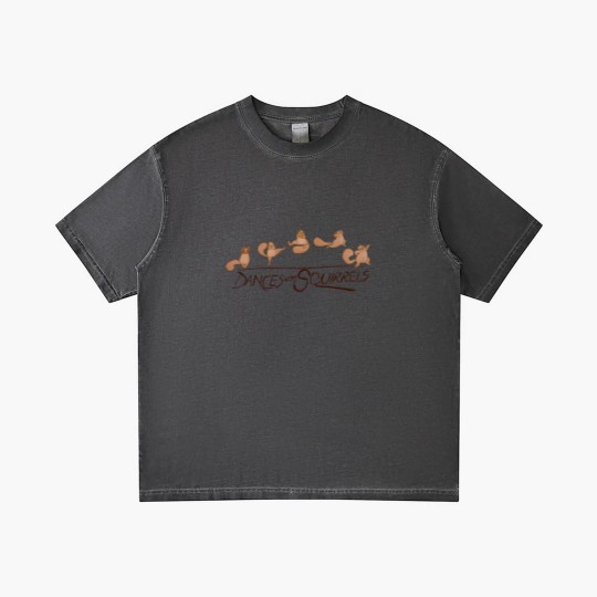 Discover Dances with Squirrels Comedy Unisex Beige Squirrel Gradient T Shirts