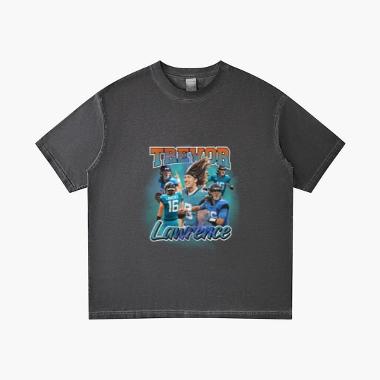 Discover Trevor Lawrence Vintage Retro Style Bootleg Gradient T Shirts