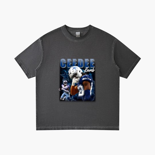 Discover Ceedee Lamb Cowboys Gradient T Shirts, America Football Gradient T Shirts, Washed Color Gradient T Shirts