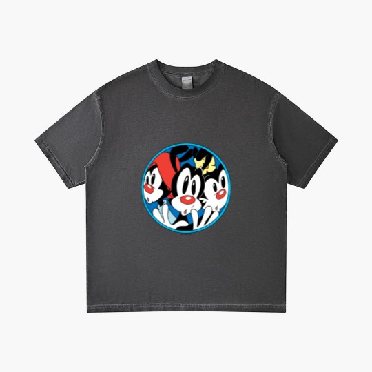 Discover Animaniacs | Warner Siblings Circle Graphic Gradient T Shirts