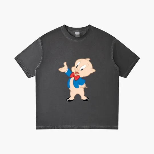Discover Porky Pig | Classic Pose Gradient T Shirts