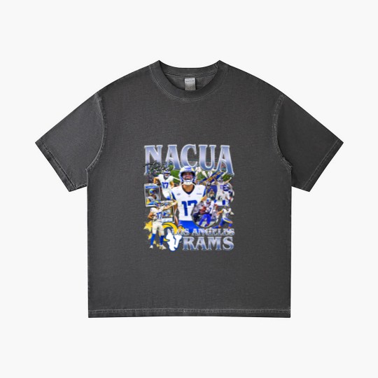 Discover Vintage 90s Graphic Style Puka Nacua Gradient T Shirts Football Gradient T Shirts