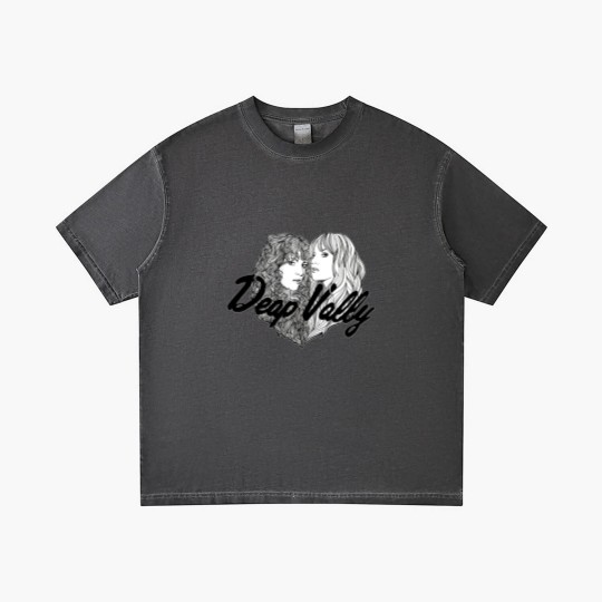 Discover Deap Vally Heart Fitted Gradient T Shirts