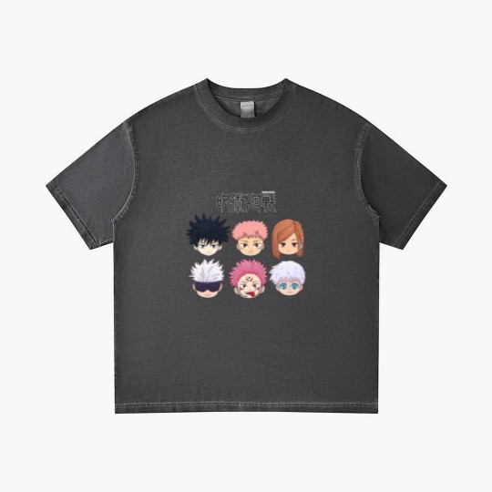 Discover Jujutsu Satoru Chibi Gradient T Shirts