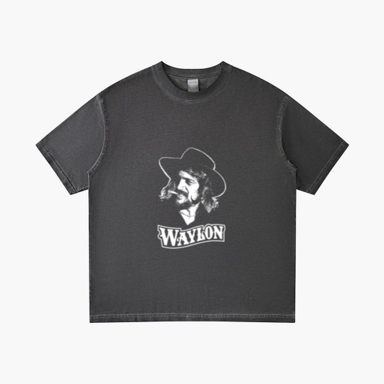 Discover Waylon Jennings Vintage Gradient T Shirts, Waylon TOUR 1984 Vintage Gradient T Shirts