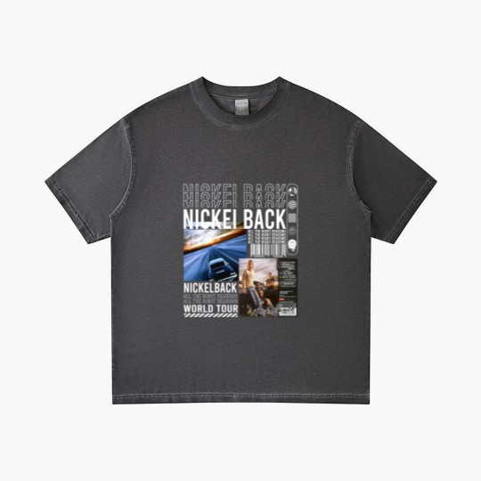 Discover Nickelback Music Gradient T Shirts, Merch Vintage Get Rollin' Tour 2023 Gradient T Shirts