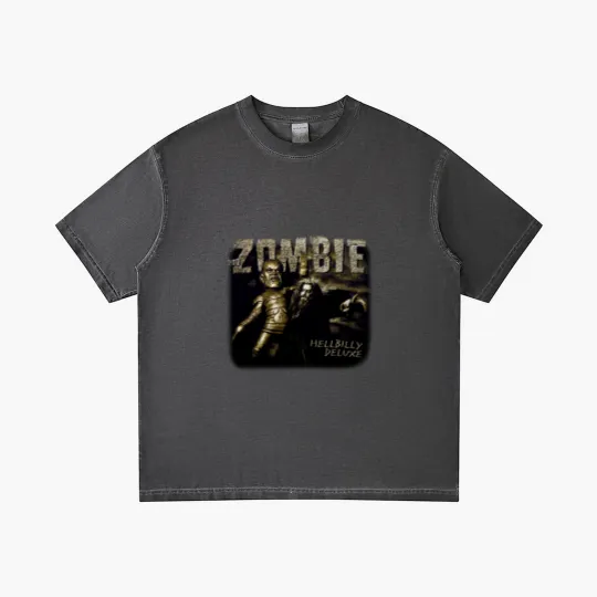 Discover Vintage Rob Zombie Gradient T Shirts Hellbilly 1998 1999 Tour Rock Band Large