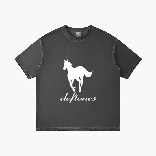Discover Vintage Deftone White Pony Gradient T Shirts