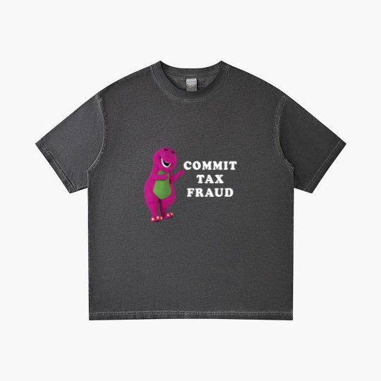 Discover Barney Commit Tax Fraud Customize Classic Gradient T Shirts