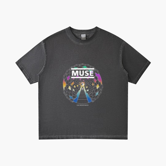 Discover Muse Unisex Gradient T Shirts: Resistance Moon