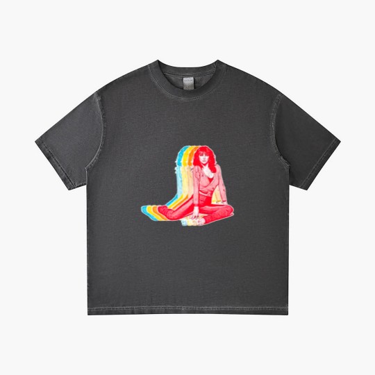 Discover Kate Bush / Retro Rainbow Aesthetic Design - Kate Bush - Gradient T Shirts