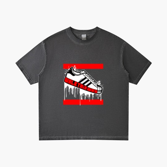 Discover Walk This Way Drip: Men's Graphic Gradient T Shirts