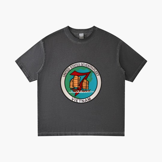 Discover Navy United States Seventh Fleet Vietnam Gradient T Shirts