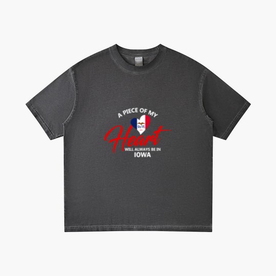 Discover A Piece Of My Heart Will Always Be In Iowa Gradient T Shirts