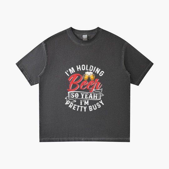 Discover I'm Holding Beer So Yeah I'm Pretty Busy Gradient T Shirts
