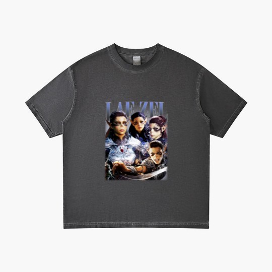 Discover Vintage 90s Style Lae'zel - Baldurs Gate 3 Gift For Fan Unisex Gradient T Shirts S-5XL