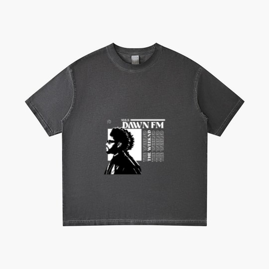 Discover Weeknds Gradient T Shirts / Dawn Fm Custom Album Cover Gradient T Shirts