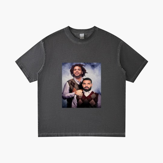 Discover Drake J Cole Gradient T Shirts -Vintage 90s Gradient T Shirts- Retro Rap Vintage 90S Y2k Bootleg Gradient T Shirts