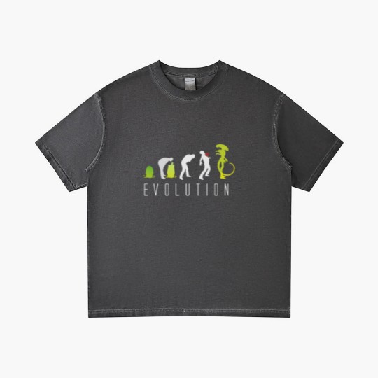 Discover Evolution of Alien Gradient T Shirts
