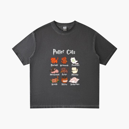 Discover Potter Cats Harry Pawter Classic Gradient T Shirts