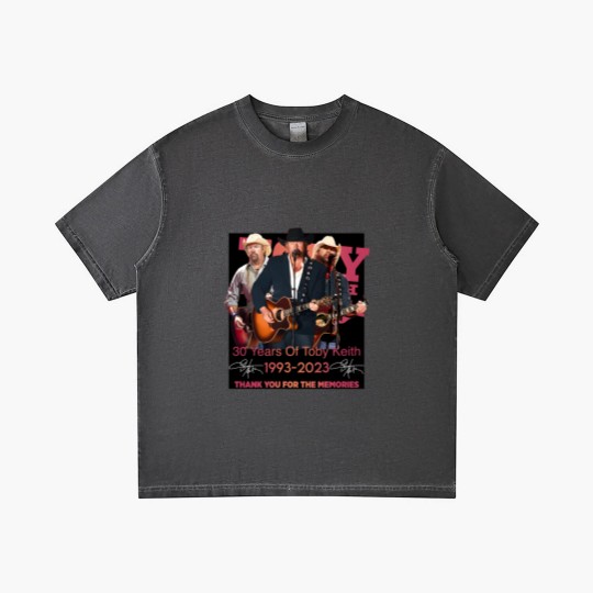 Discover New 30 Years Of Toby Keith 1993 - 2023 Thank You Gradient T Shirts