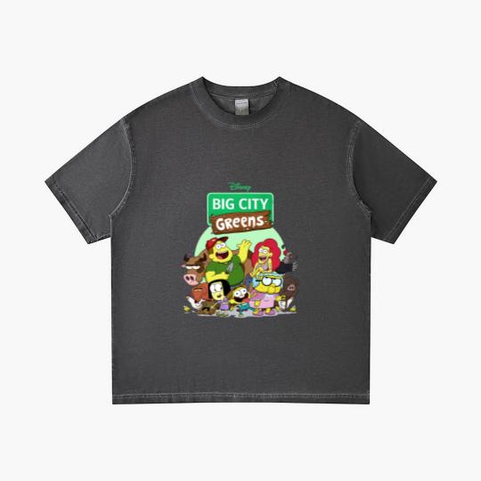 Discover Big City Greens Gradient T Shirts Big City Greens Family Gradient T Shirts Cricket Green Tilly Green Bill Green Gradient T Shirts