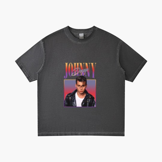 Discover Retro Johnny Depp Gradient T Shirts, Johnny Depp Merch Gradient T Shirts