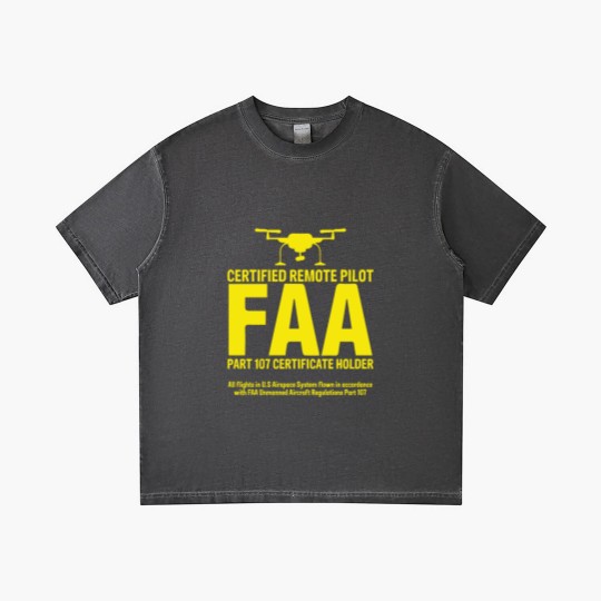 Discover FAA Certified Drone Pilot Funny Gift Gradient T Shirts