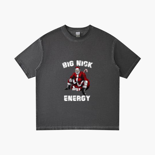 Discover Big Nick Energy Gradient T Shirts, Funny Santa Big Nick Energy