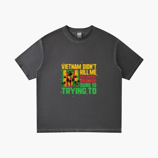 Discover Vietnam Veteran Gradient T Shirts, Vietnam Didn't Kill Me, Gradient T Shirts