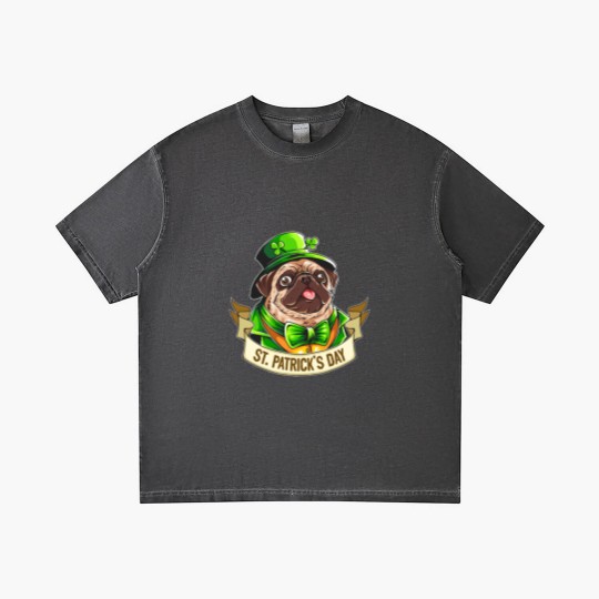 Discover St. Patrick's Day Pug Gradient T Shirts