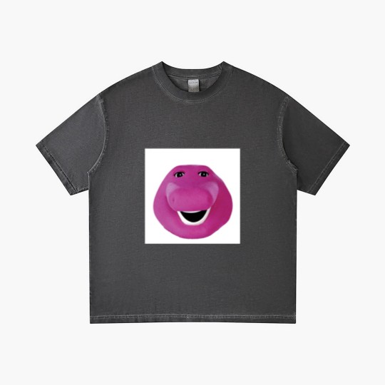 Discover Barney Face Gradient T Shirts