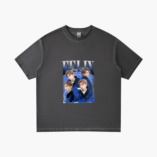 Discover Vintage Stray Kids Felix Lee Gradient T Shirts