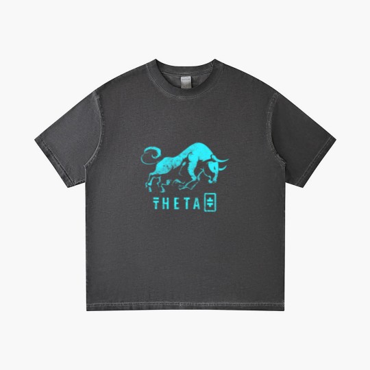 Discover THETA Crypto BULLRUN Blockchain Token Gradient T Shirts