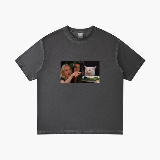 Discover Woman Yelling at a Cat - Meme - Gradient T Shirts