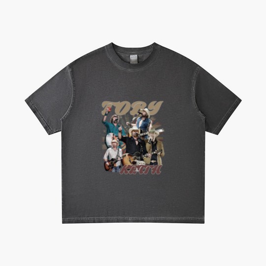 Discover Toby Keith Vintage Gradient T Shirts, Toby Keith Country Music Gradient T Shirts, Memorial Toby Retro