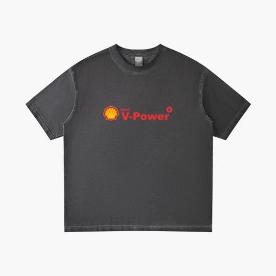 Discover Shell V Power Oil Gradient T Shirts