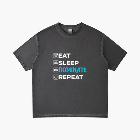 Discover eat sleep dominant repeat Gradient T Shirts