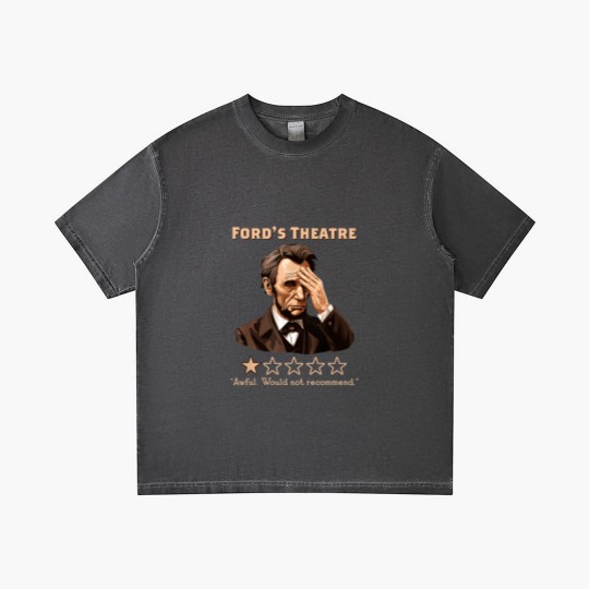Discover Abraham Lincoln Fords Theatre Rating Funny Gradient T Shirts