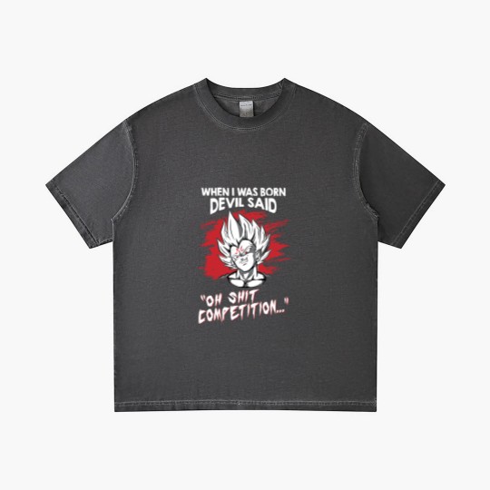 Discover Super Saiyan Majin vegeta)Super Saiyan Majin vegeta Gradient T Shirts