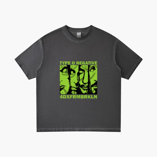 Discover Type O Negative World Coming Down Album Cover Gradient T Shirts, Hard Rock Music Gradient T Shirts