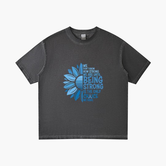 Discover Colon Cancer Awareness Gradient T Shirts, Cancer Ribbon Graphic Tees