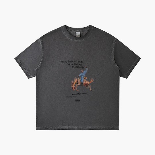 Discover Bad Bunny Nobody knows what A Album 2023 Gradient T Shirts Gift Fans Music will happen