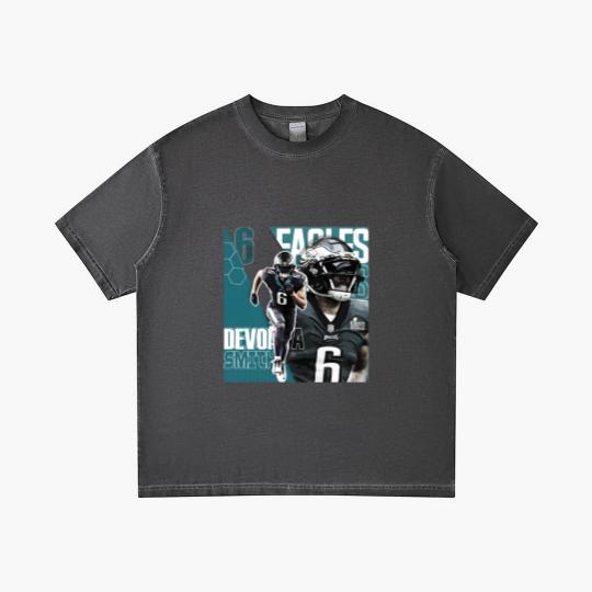 Discover DeVonta Smith Football DesignEagles Gradient T Shirts