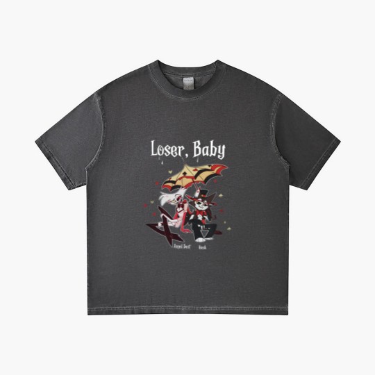 Discover Loser Baby Gradient T Shirts, Angel Dust & Husk Gradient T Shirts, Angel Dust Hazbin Hotel
