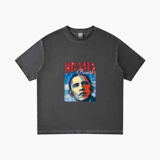 Discover RETRO BARACK OBAMA Gradient T Shirts | Vintage Obama Gradient T Shirts Retro 90s