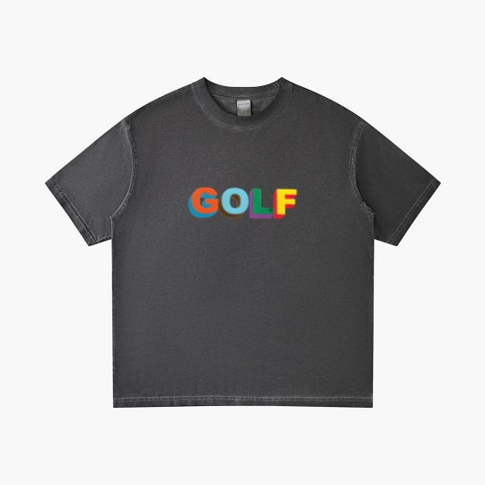 Discover Multi color 3D Golf Wang Gradient T Shirts