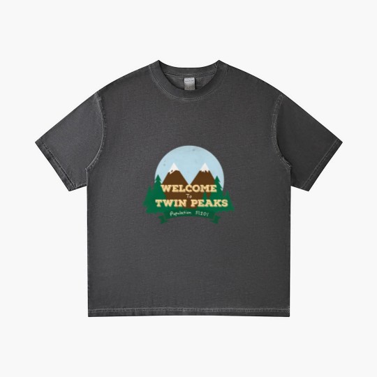 Discover Welcome To Twin Peaks Gradient T Shirts
