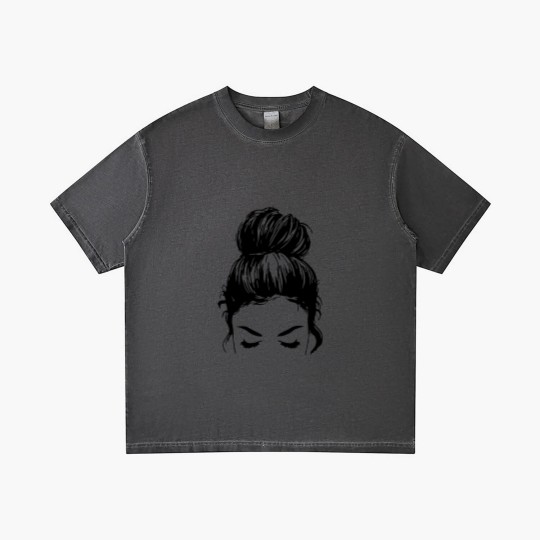 Discover Messy bun face - unisex Gradient T Shirts | Mom Gradient T Shirts | messy bun Gradient T Shirts